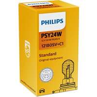 Glödlampa PHILIPS SilverVision PSY24W PG20/4, Bak, Fram, Fram eller bak, passar många modeller, PG204