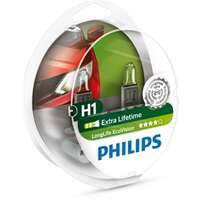 Halogenlampa PHILIPS LongLife EcoVision H1 P14,5s, passar många modeller, 000000 000268, 000000 000375, 030005050011, 07 11 9 978 390, 0