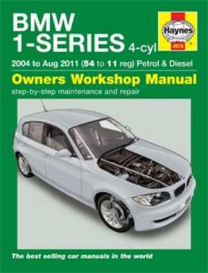 1-series 4-cyl Petrol, Diesel Haynes Reparationshandbok, Bmw - 87060 - OE 4918, 9781844259182
