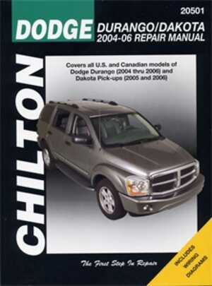 2004 - 06 Dodge Durango & Dakota Pick-ups Haynes HayC20501 - 67442 - OE C20501
