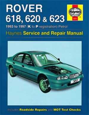 620 & 623 Petrol Haynes Reparationshandbok, Rover 618, Haynes 325 - 174933 - OE 3257
