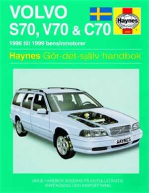 C70 Haynes Reparationshandbok, Volvo S70, V70 &, Universal, SV3590