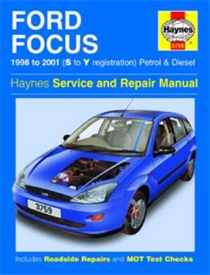 Diesel Haynes Reparationshandbok, Ford Focus Petrol & - 47078 - OE 3759, 9781859607596