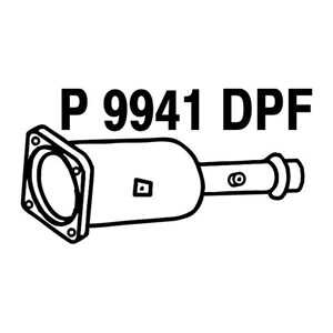Dieselpartikelfilter, peugeot 307, 307 break, 307 sw, 1731-Y7, 1740-07