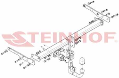 Dragkrok, Avtagbar Vw Touran (5t1) Steinhof - vw touran
