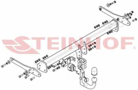 Dragkrok, Avtagbar Vw Cc B7 (358) Steinhof - vw cc b7