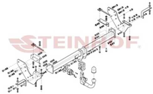 Dragkrok, Avtagbar Isuzu D-max Ii (tfr, Tfs) Steinhof I-032 - isuzu d-max ii