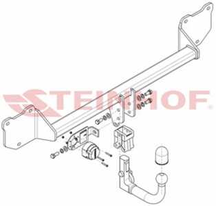Dragkrok, Avtagbar Mini Mini Countryman (r60) Steinhof M-281 - mini mini countryman