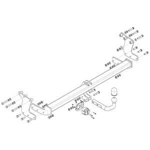 Dragkrok, Avtagbar Hyundai Ioniq 5 (ne) Steinhof H-290 - hyundai ioniq 5