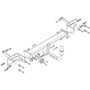 Dragkrok, Avtagbar Vw Multivan T7 (stm, Stn) Steinhof V-083 - vw multivan t7