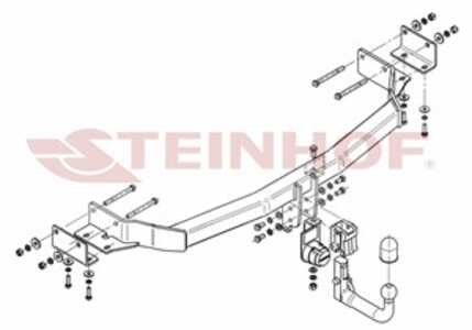 Dragkrok, Avtagbar Kia Sorento Ii (xm) Steinhof K-017 - kia sorento ii