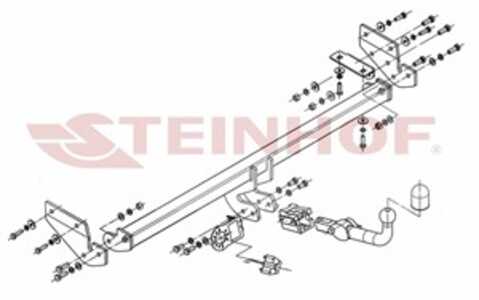 Dragkrok, Avtagbar Kia Soul I (am) Steinhof K-022 - kia soul i