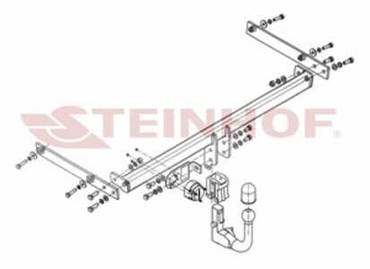 Dragkrok, Avtagbar Ford Fiesta Vi (cb1, Ccn) Steinhof F-248 - ford fiesta vi