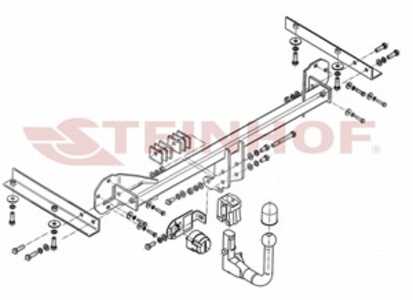 Dragkrok, Avtagbar Honda Civic Ix (fk) Steinhof H-043 - honda civic ix