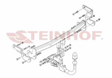 Dragkrok, Avtagbar Kia Optima (fsgds6b) Steinhof K-019 - kia optima
