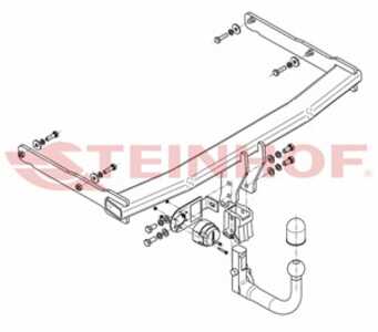 Dragkrok, Avtagbar Audi A6 Allroad C7 (4gh, 4gj) Steinhof A-101 - audi a6 allroad c7