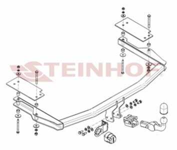 Dragkrok, Avtagbar Mazda 6 Station Wagon (gy) Steinhof M-025 - mazda 6 station wagon