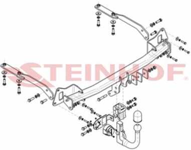 Dragkrok, Avtagbar Honda Jazz Iv (gk_) Steinhof H-074 - honda jazz iv