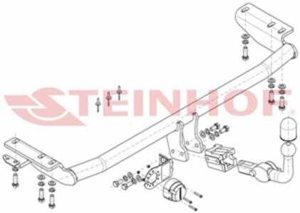 Dragkrok, Avtagbar Volvo S60 I (384) Steinhof V-304 - volvo s60 i