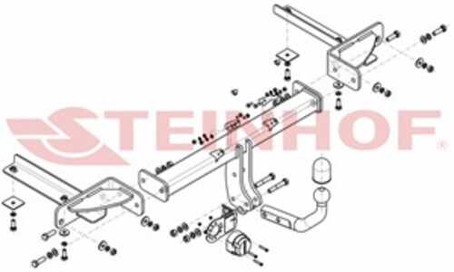 Dragkrok, Standard Opel Astra J Gtc Steinhof - opel astra j gtc