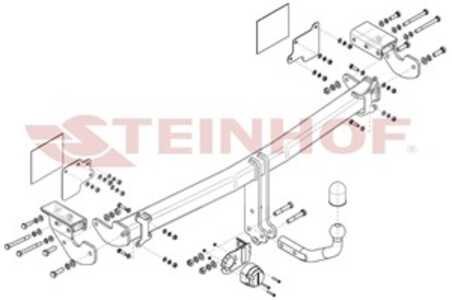 Dragkrok, Standard Kia Stinger (ck) Steinhof K-077 - kia stinger