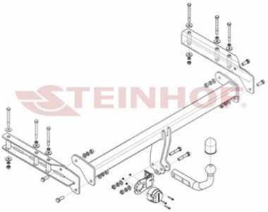 Dragkrok, Standard Audi Allroad C5 (4bh) Steinhof A-055 - audi allroad c5