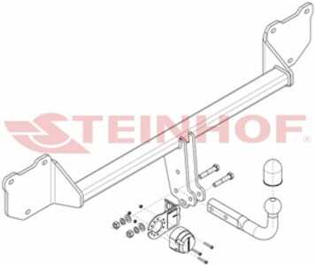 Dragkrok, Standard Mini Mini Countryman (r60) Steinhof M-280 - mini mini countryman