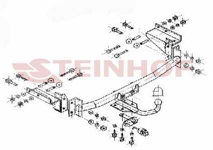 Dragkrok, Standard Fiat Marea (185_) Steinhof F-105 - fiat marea