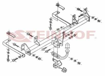 Dragkrok, Standard Fiat Panda (169_) Steinhof F-116 - fiat panda