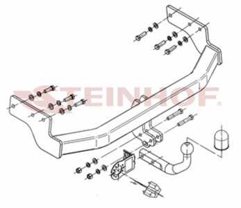 Dragkrok, Standard Mazda Cx-9 (tb) Steinhof M-034 - mazda cx-9