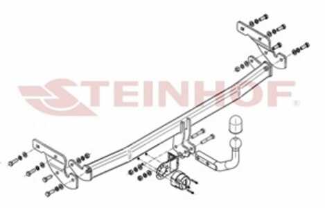 Dragkrok, Standard Hyundai i10 I (pa) Steinhof H-232 - hyundai i10 i