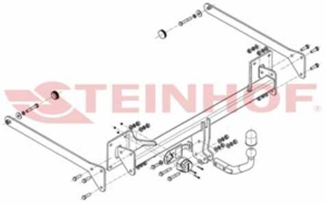 Dragkrok, Standard Audi A8 D4 (4h2, 4h8, 4hc, 4hl) Steinhof A-104 - audi a8 d4