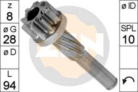 Drev, startmotor - nissan