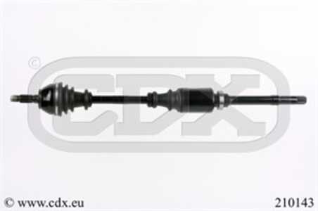 Drivaxel Citroen Saxo (s0, S1), framaxel höger Cdx 210143 - citroën saxo