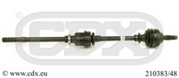 Drivaxel Citroen Xantia (x1_, X2_), framaxel höger Cdx 210383/48 - citroën xantia