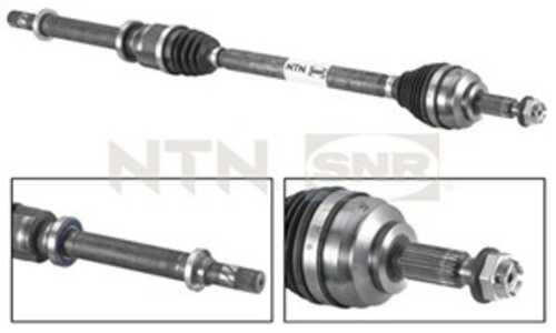 Drivaxel Renault Clio Iv (bh_), framaxel höger - renault clio iv, clio grandtour iv, clio skåp/halvkombi iv - OE 391000926R, 39