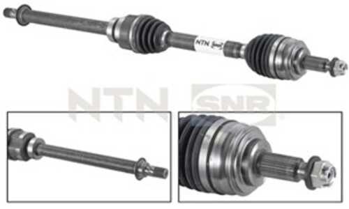 Drivaxel Renault Clio Iv (bh_), framaxel höger Snr DK55.021 - renault clio iv - OE 391003858R