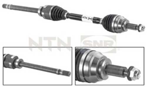Drivaxel Renault Espace V (jr_), framaxel höger Snr DK55.024 - renault espace v - OE 391004850R