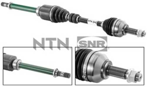 Drivaxel Nissan Qashqai / Qashqai +2 I (j10, Nj10, Jj10e), framaxel höger - nissan qashqai / qashqai +2 i - OE 39100BB32B, 3910