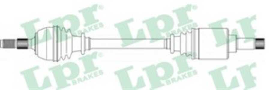 Drivaxel Citroen Ax (za-_), framaxel vänster Lpr DS16037 - citroën ax - OE 327250, 3272W5, 95624994
