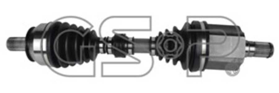 Drivaxel Volvo V60 I (155), framaxel vänster - OE 31367531, 36012416