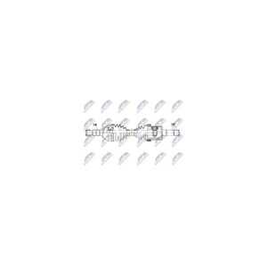 Drivaxel Opel Zafira B Skåp/stor limousine (a05), framaxel höger  - opel zafira b skåp/stor limousine - OE 13245905, 374810