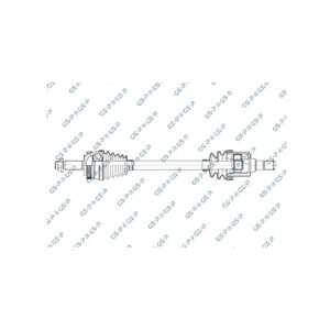 Drivaxel Kia Carens Iv, framaxel vänster Gsp 201210 - kia carens iv - OE 49500A4100