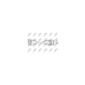 Drivaxel Bmw i3 (i01), Bakaxel vänster Nty NPW-BM-182 - bmw i3 [i01] - OE 33207641213