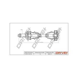 Drivaxel Bmw X3 (e83), Bakaxel höger - bmw x3 [e83] - OE 31217540116, 33207537608, 33217540116