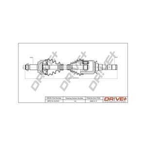 Drivaxel Bmw X3 (e83), framaxel höger - bmw x3 [e83] - OE 31607524046, 31607529202