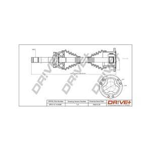 Drivaxel Nissan Terrano Ii (r20), framaxel höger, framaxel vänste - nissan terrano ii - OE 39100-0F000, 39100-7F002, 5458020