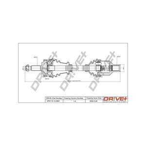 Drivaxel Renault Kangoo (kc0/1_), framaxel höger - renault kangoo - OE 8200144764