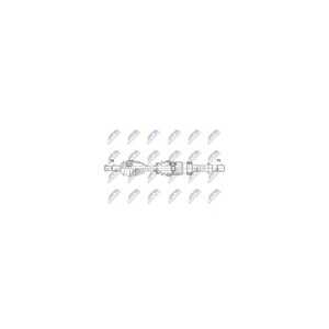 Drivaxel Mazda Cx-3 (dk), framaxel höger Nty NPW-MZ-076 - mazda cx-3 - OE FTD52550X, FTD52550XA, FTT52550X