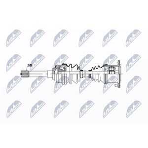 Drivaxel Mitsubishi Pajero Ii (v3_w, V2_w, V4_w, V5_w), framaxel  - mitsubishi pajero ii - OE MB620256, MB620282